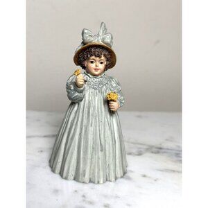 A Flower For You Figurine By Maud Humphrey Bogart 1990 Hamilton Collectors Club